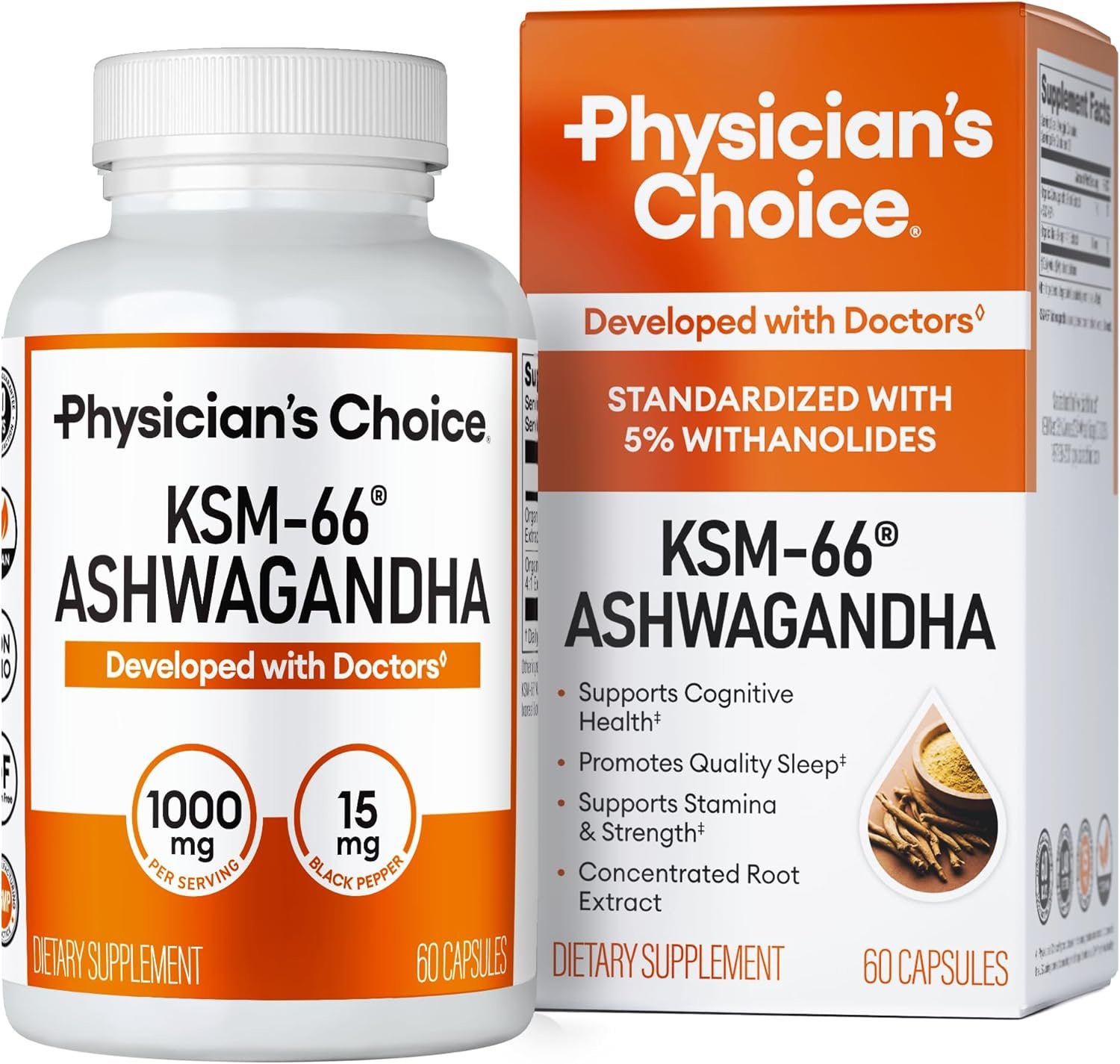 Physician's Choice Ashwagandha KSM-66