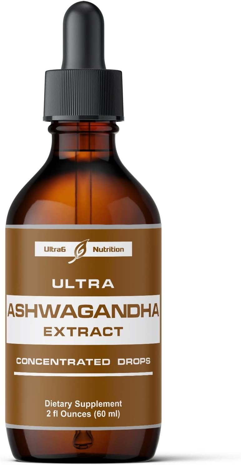 Ashwagandha Liquid Drops — Ultra6 Nutrition
